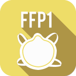 FFP1 - Proteção contra pó não tóxico, aerossóis à base de água.